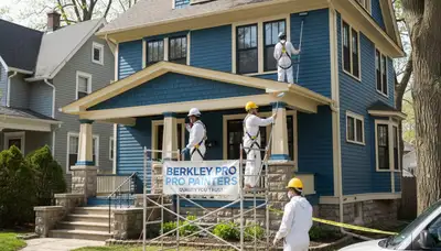 Detroit, MI painting contractor improving a home exterior with professional house painting services