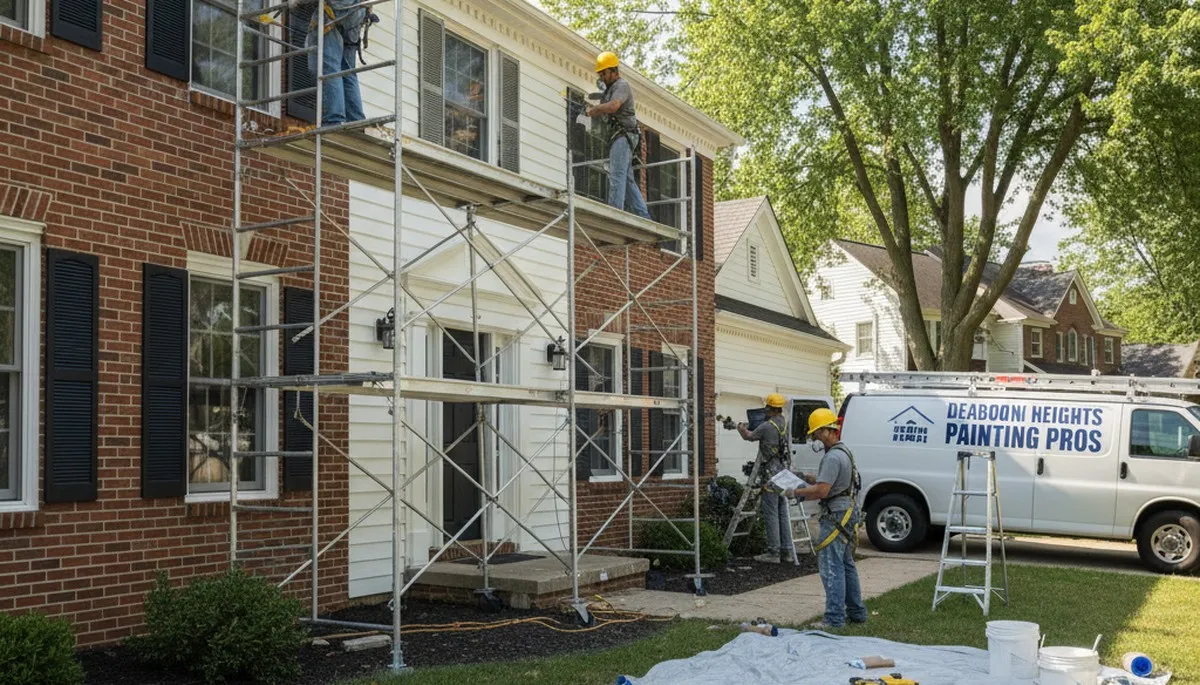 Professional painting crew serving Detroit, MI with interior and exterior residential painting services