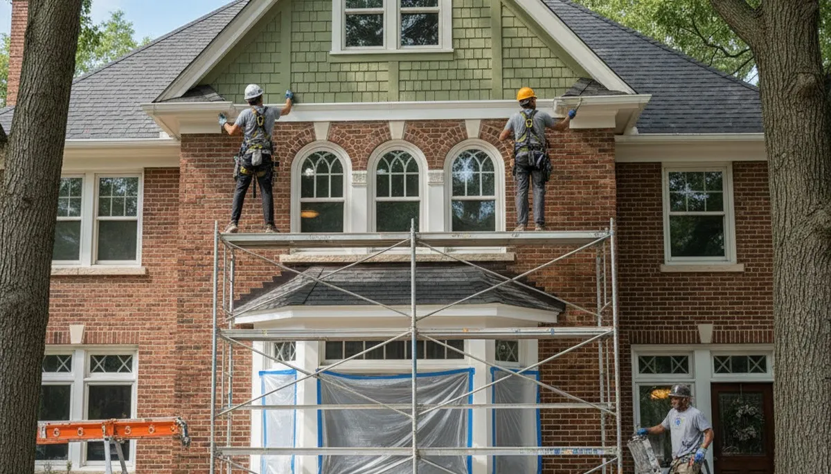 Detroit, MI painting crew providing professional interior and exterior house painting services