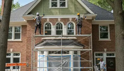 Detroit, MI painting crew providing professional interior and exterior house painting services