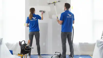 Detroit, MI drywall repair by Detroit Paint Pros with smooth patchwork and clean finish