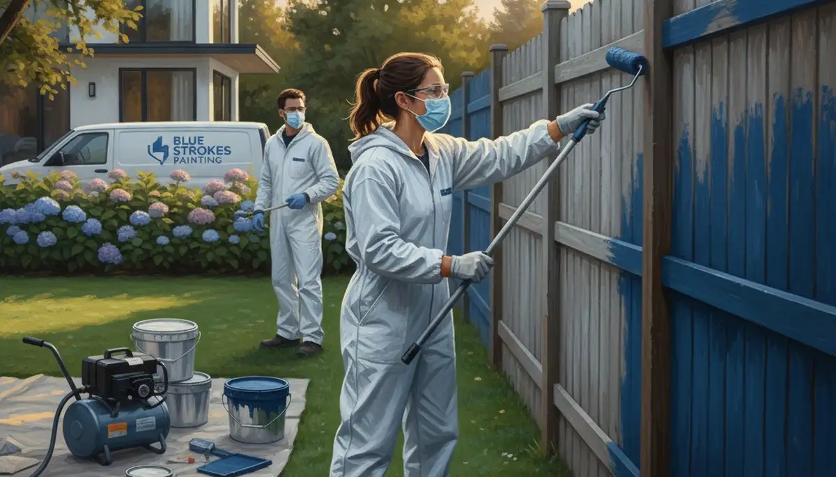 Detroit, MI fence painting for wood and metal fences by Detroit Paint Pros