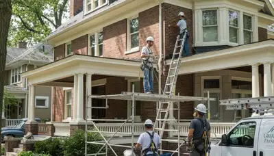 Detroit, MI painting contractor team providing professional interior and exterior painting services