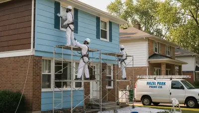 Detroit, MI painting crew providing professional interior and exterior painting services