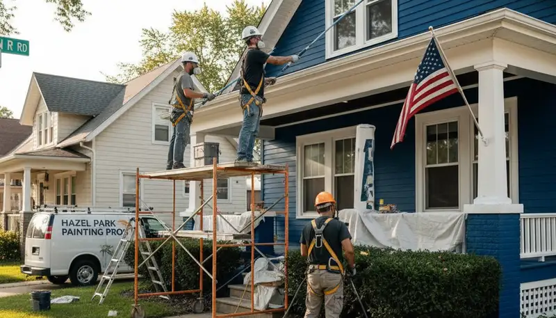 Detroit, MI painting contractors serving residential and commercial interior and exterior painting projects