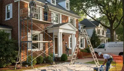 Detroit, MI painting contractor team providing professional interior and exterior painting services