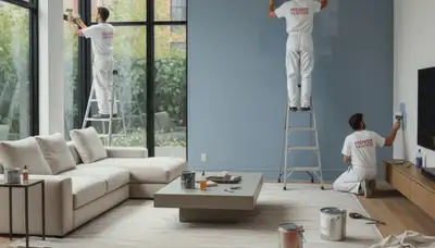 Interior house painting in Detroit, MI by Detroit Paint Pros for durable, professional finishes