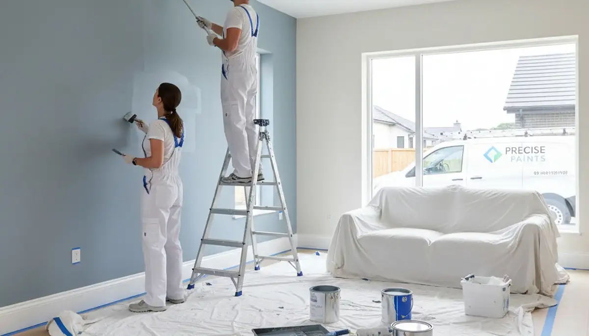 Interior house painting in Detroit, MI by Detroit Paint Pros for durable, smooth finishes