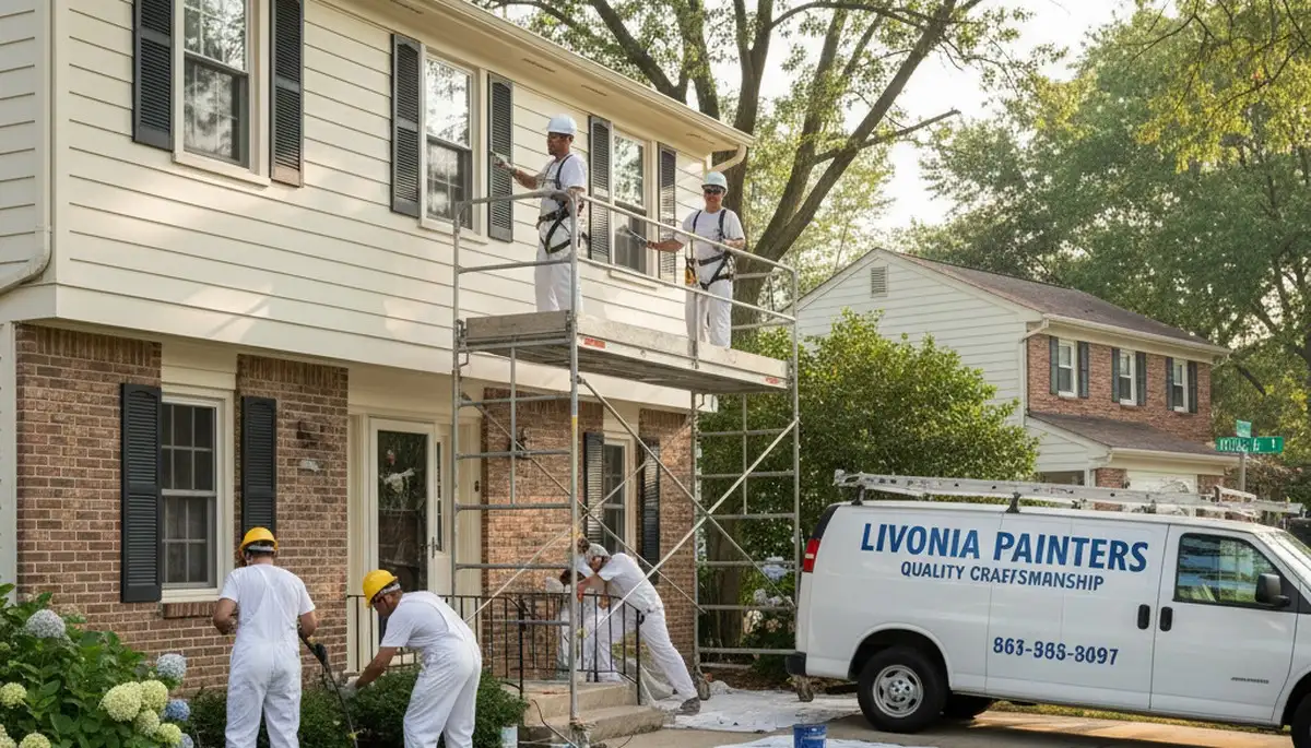 Detroit, MI painting crew providing professional interior and exterior house painting services