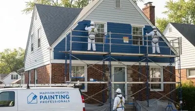 Detroit, MI painting contractor showcasing professional interior and exterior house painting services