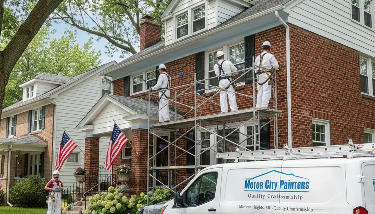 Detroit, MI painting service team providing professional interior and exterior house painting