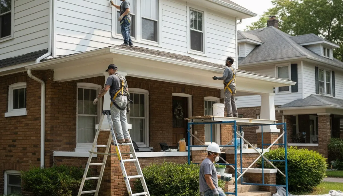Detroit, MI painting service team providing professional interior and exterior painting for homes and businesses