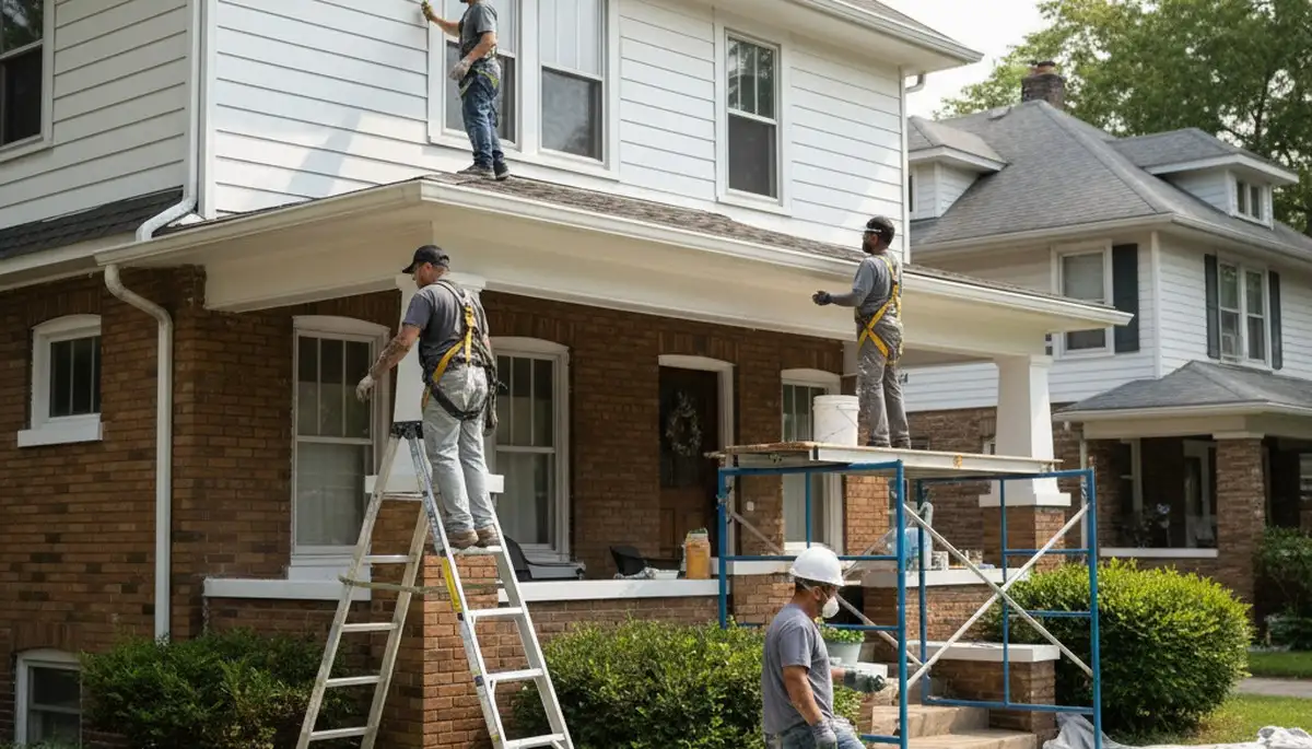 Detroit, MI painting service team providing professional interior and exterior painting for homes and businesses