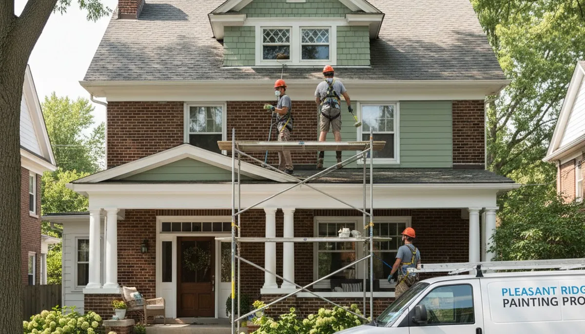 Detroit, MI painting crew providing professional interior and exterior house painting services