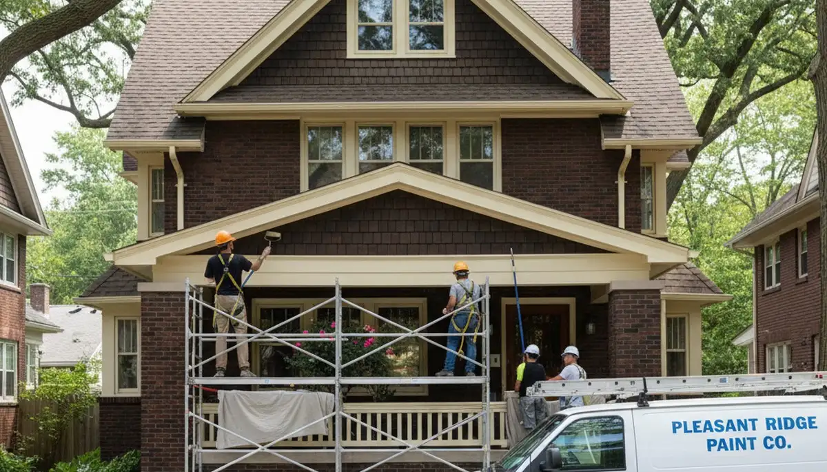 Detroit, MI painting contractor applying professional interior paint service