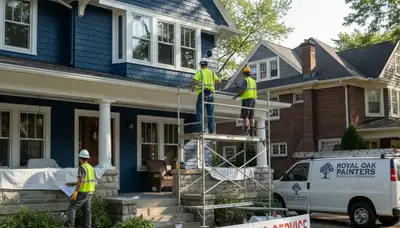 Painting crew serving Detroit, MI with professional residential and commercial painting services