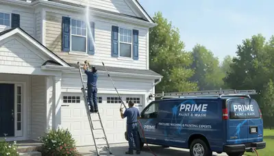 Detroit, MI vinyl siding pressure cleaning by Detroit Paint Pros for grime and mildew removal